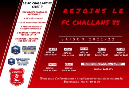 [REJOINS LE FC CHALLANS 85]