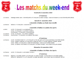Planning match FC CHALLANS