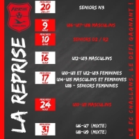 LES DATES DE REPRISE