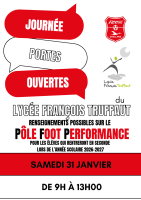 PORTES OUVERTES DU POLE FOOT PERFORMANCE