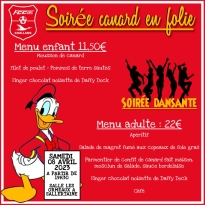 SOIREE CANARD EN FOLIE