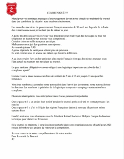 communiqué